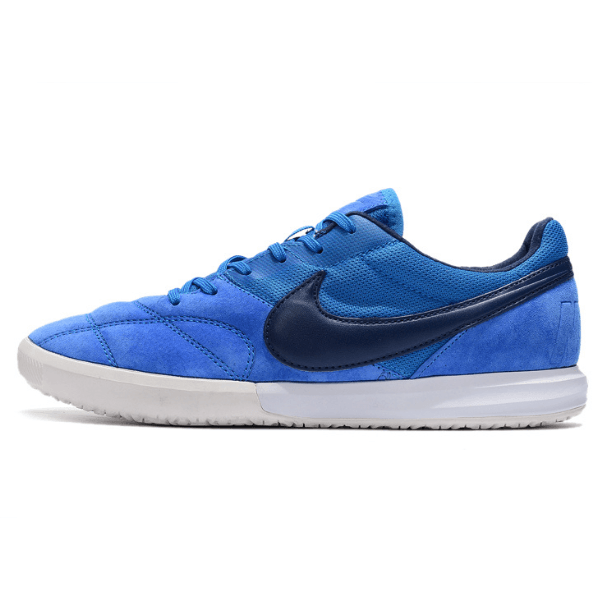 Nike Premier II IC Futsal-Hallenschuhe in Blau und Weiß - VN Esportes