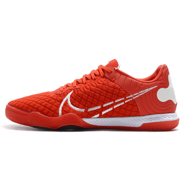 Sapatilhas de futsal Nike Reactgato IC Vermelho e Branco - VN Esportes