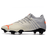 Chuteira Puma Future Z 1.3 FG Branca e Cinzenta - VN Esportes