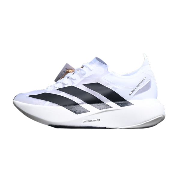 Adidas Adizero Adios Pro Evo 1 White and Black Running Shoes