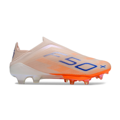 Adidas F50+ Elite Laceless Sparkfusion Coral Blaze Pack Firm Ground FG Kids Football Boot