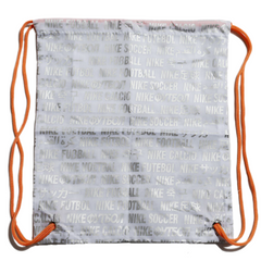 Nike Silver and Orange Boot Bag