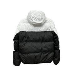 Nike White and Black Puffer Jacket