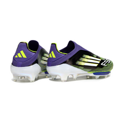 Adidas F50+ Elite Laceless Purple and Green Firm Ground FG Football Boot