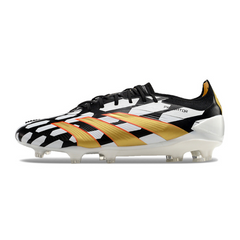 Chuteira Campo Adidas Predator 30 Elite FG Branca e Preta - VENI Futebol