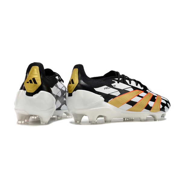 Chuteira Campo Adidas Predator 30 Elite FG Branca e Preta - VENI Futebol