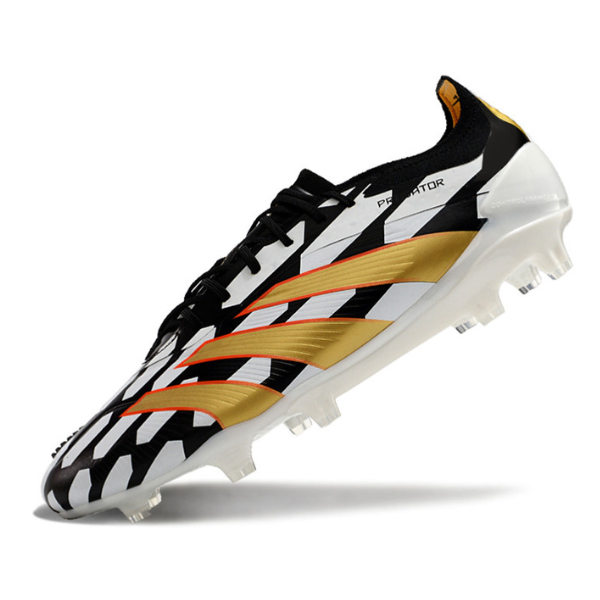 Chuteira Campo Adidas Predator 30 Elite FG Branca e Preta - VENI Futebol