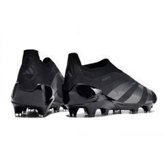 Adidas Predator 30 Elite Nockenschuh ohne Schnürsenkel FG, schwarze Basis, Pack - VENI Fußball