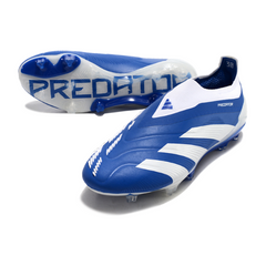 Adidas Predator 30 Elite Fußballschuhe ohne Schnürsenkel FG Blau/Weiß - VENI Fußball