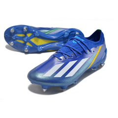 Chuteira de campo Adidas X Crazyfast.1 SG com biqueira de alumínio Brasil Pack - VENI Futebol