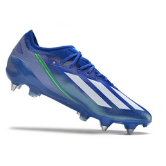 Chuteiras de futebol Adidas X Crazyfast.1 SG com pitões de alumínio Brasil Pack - VENI Futebol