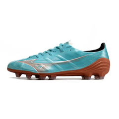 Mizuno Alpha FG Fußballschuhe für Rasen in Hellblau - VENI Futebol