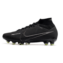 Chaussures de football Nike Air Zoom Mercurial Superfly 9 Elite AG Black Pack - VENI Futebol