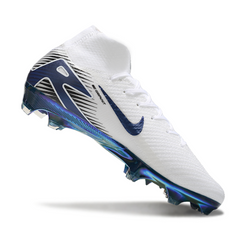 Nike Air Zoom Mercurial Superfly 10 Elite White and Green Firm Ground FG Football Boot