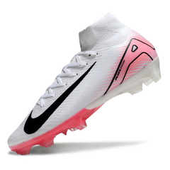 Nike Air Zoom Mercurial Superfly 10 Elite White and Light Pink Firm Ground FG Football Boot