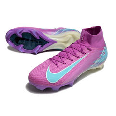 Nike Air Zoom Mercurial Superfly 10 Elite Purple and Blue Firm Ground FG Football Boot
