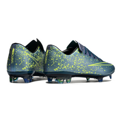 Nike Air Zoom Mercurial Vapor 10 Elite Silver and Green Firm Ground FG Football Boot