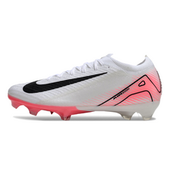 Nike Air Zoom Mercurial Vapor 16 Elite White and Light Pink Firm Ground FG Football Boot