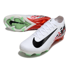 Nike Air Zoom Mercurial Vapor 16 Elite White and Red Firm Ground FG Football Boot