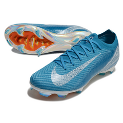 Nike Air Zoom Mercurial Vapor 16 Elite Blue and White Firm Ground FG Football Boot