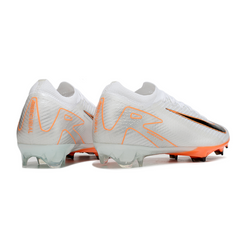 Nike Air Zoom Mercurial Vapor 16 Elite White and Orange Firm Ground FG Football Boot