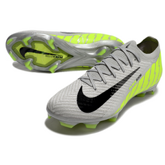 Nike Air Zoom Mercurial Vapor 16 Elite Gray and Green Firm Ground FG Football Boot
