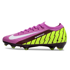 Nike Air Zoom Mercurial Vapor 16 Elite Pink and Green Firm Ground FG Football Boot