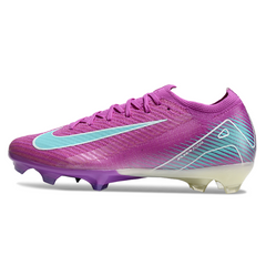 Nike Air Zoom Mercurial Vapor 16 Elite Purple and Light Blue Firm Ground FG Football Boot
