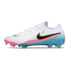 Nike Phantom GX2 Elite White Light Blue and Pink Firm Ground FG Football Boot