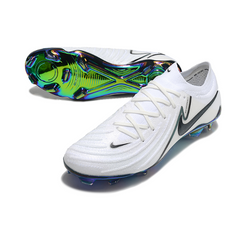 Nike Phantom GX2 Elite White and Green Firm Ground FG Football Boot