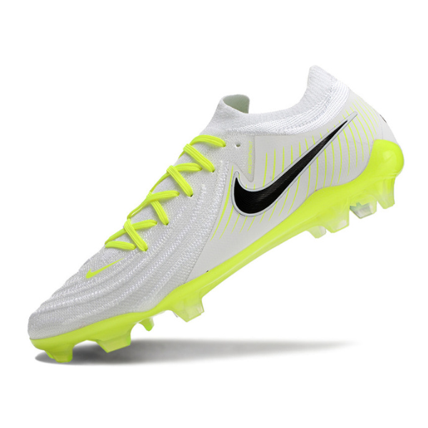 Chuteira Campo Nike Phantom GX2 Elite FG Branca e Verde - VENI Futebol