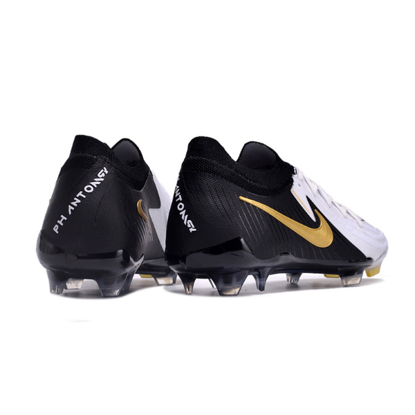 Chuteira Campo Nike Phantom GX2 Elite FG Branca e Preta - VENI Futebol