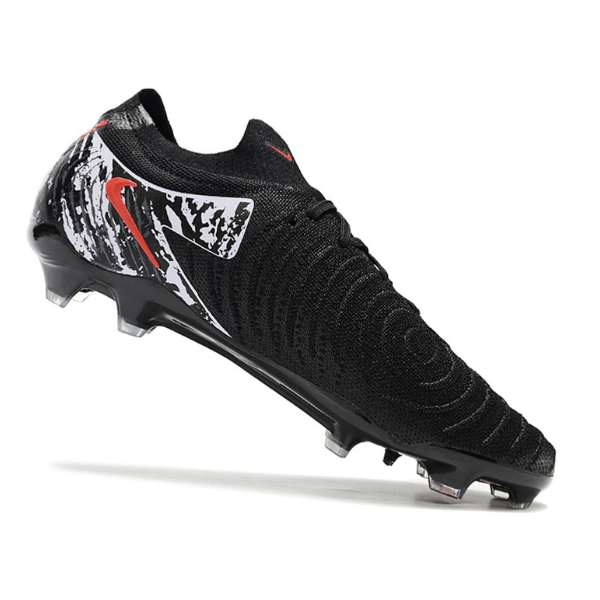 Chuteira Campo Nike Phantom GX2 Elite FG Preta, Branca e Vermelha - VENI Futebol
