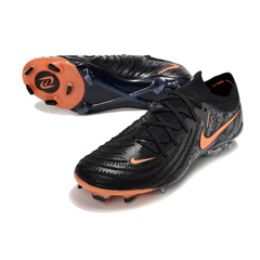 Nike Phantom GX2 Elite FG Fußballschuh für Rasen, schwarz und orange - VENI Futebol