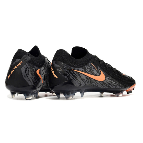Nike Phantom GX2 Elite FG Fußballschuhe in Schwarz und Orange - VENI Futebol