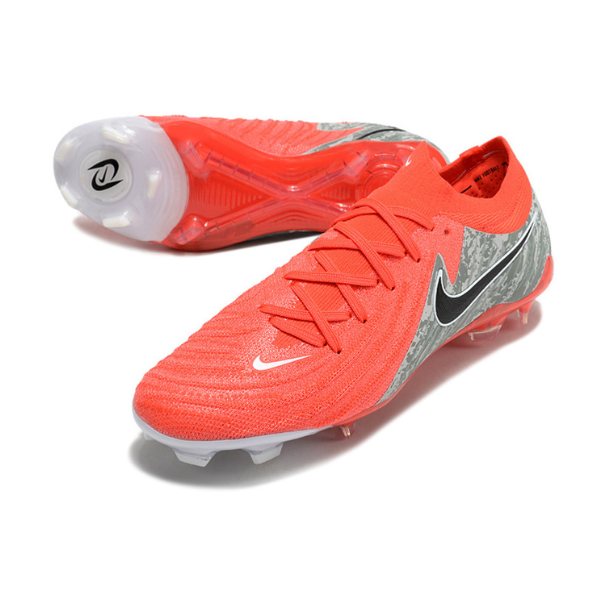 Fußballschuhe Nike Phantom GX2 Elite FG Rot und Grau - VENI Futebol
