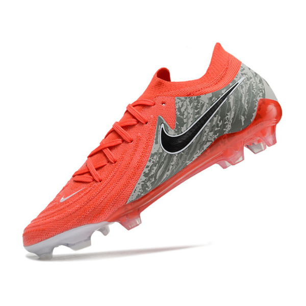 Fußballschuhe Nike Phantom GX2 Elite FG für Naturrasen, Rot und Grau - VENI Fußball