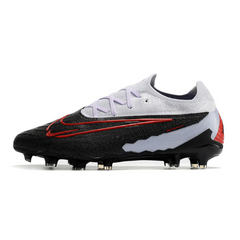 Crampons de football Nike Phantom GX Elite FG noirs, blancs et rouges - VENI Futebol