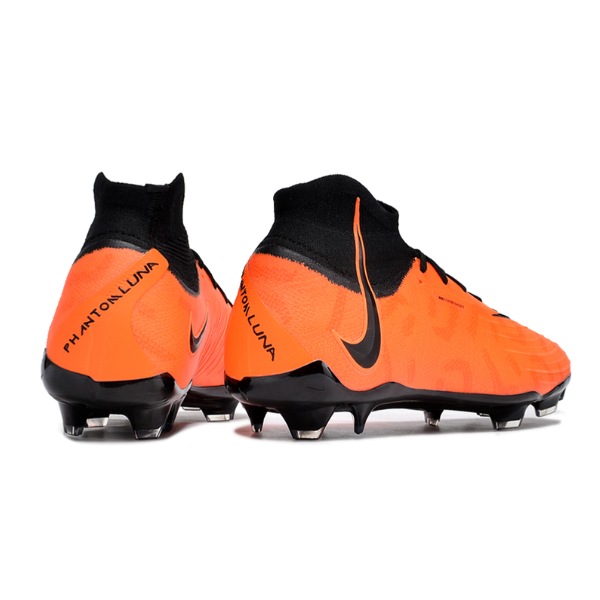 Nike Phantom Luna FG Fußballschuhe in Orange und Schwarz - VENI Futebol