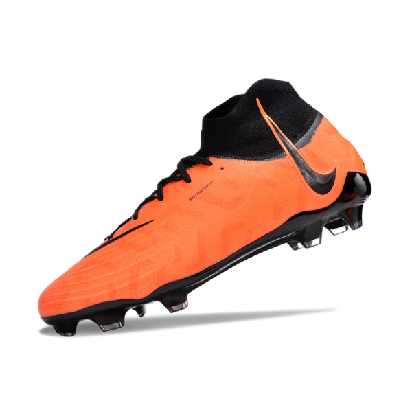 Nike Phantom Luna FG Fußballschuh für Rasen, Orange und Schwarz - VENI Futebol