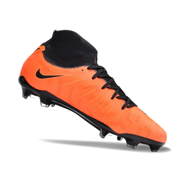 Chute für Naturrasen Nike Phantom Luna FG in Orange und Schwarz - VENI Futebol
