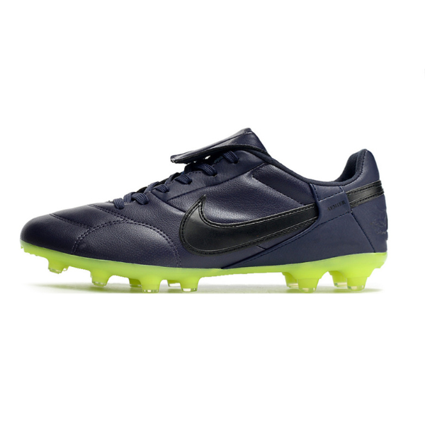 Chuteira Campo Nike Premier 3 FG Azul e Verde - VENI Futebol