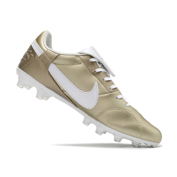 Nike Premier 3 FG Fußballschuhe für Naturrasen, Gold - VENI Futebol