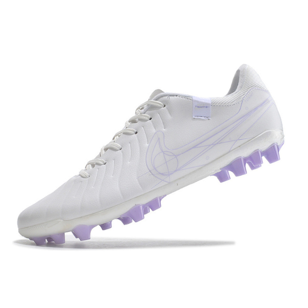 Nike Tiempo 10 Legend AG Academy Fußballschuhe für Rasen – Weiß - VENI Futebol