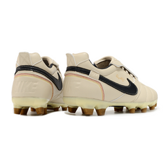 Nike Tiempo R10 Legend Elite Beige and Black Tongue Firm Ground FG Football Boot