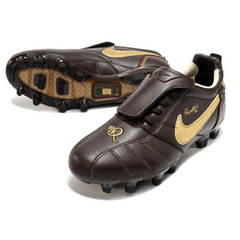Nike Tiempo R10 Legend Elite Brown and Gold Tongue Firm Ground FG Football Boot