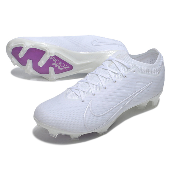 Fußballschuh Nike Zoom Mercurial Vapor 15 Elite FG ganz in Weiß - VENI Futebol
