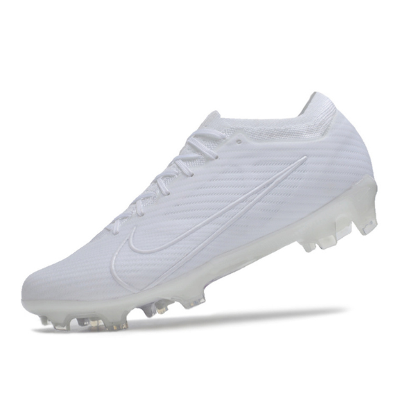 Nike Zoom Mercurial Vapor 15 Elite FG Fußballschuhe für Rasen, komplett weiß - VENI Futebol