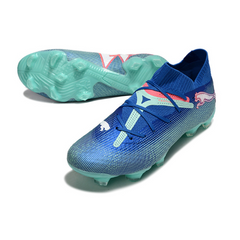 Puma Future 7 FG blaue Fußballschuhe - VENI Futebol
