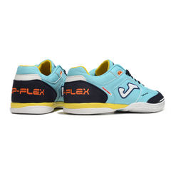 Joma Top Flex 24 IC Light Blue and Yellow Futsal Football Boot